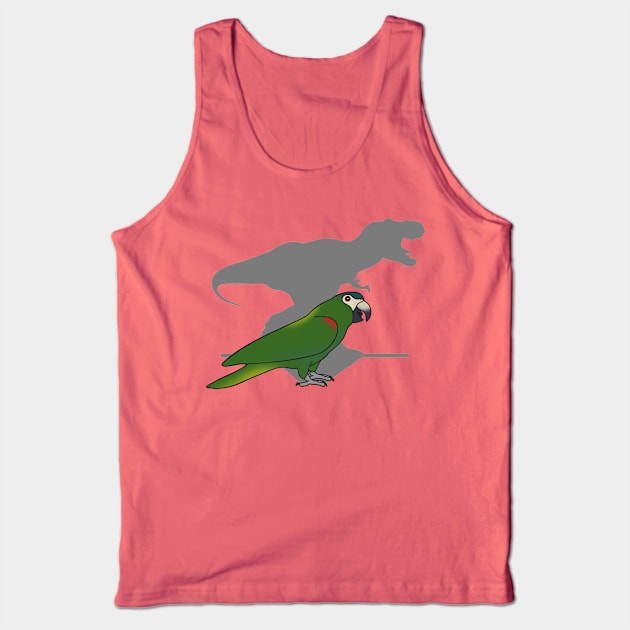 t-rex shadow - Hahn's Macaw parrot Tank Top by FandomizedRose